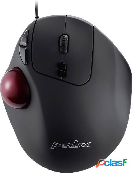 Perixx PERIMICE-517 D Trackball USB Laser Nero 7 Tasti 2000