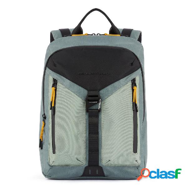 Piquadro s120 zaino porta computer in tessuto riciclato