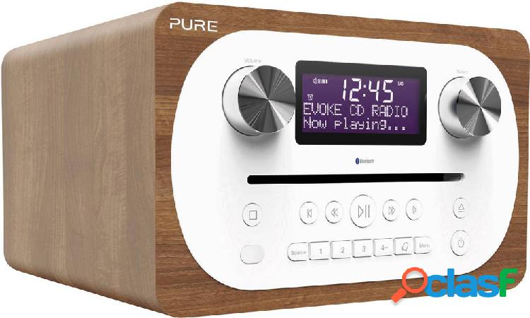 Pure Evoke C-D4 Radio da tavolo DAB+, FM AUX, Bluetooth, CD