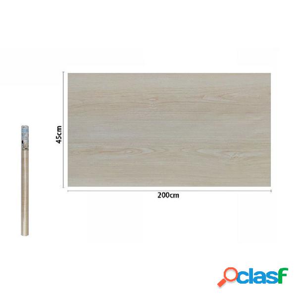 ROTOLO PELLICOLA ADESIVA PARETE EFFETTO LEGNO CHIARO 45CMX2