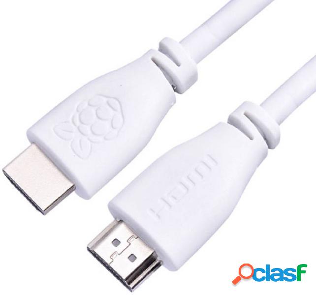 Raspberry Pi® CPRP020-W Cavo HDMI Raspberry Pi [1x Spina