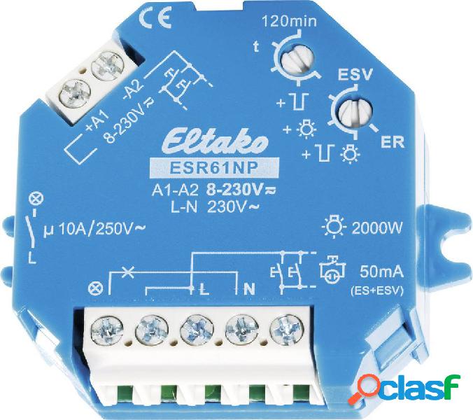 Relè a impulso Superficiale/Incasso Eltako ESR61NP 1 NA 230