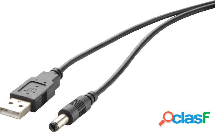 Renkforce Cavo di alimentazione USB USB 2.0 Spina USB-A,