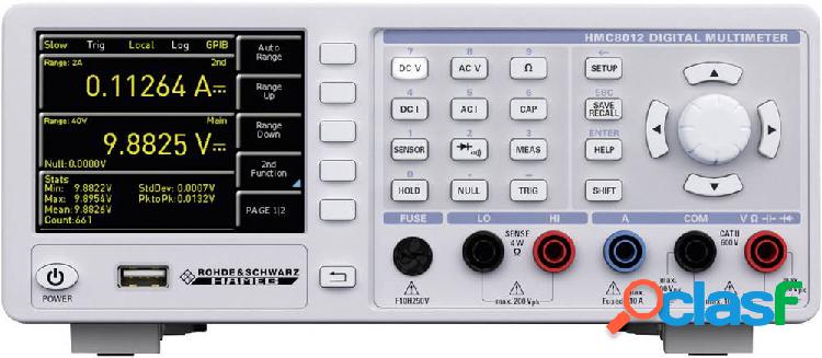 Rohde & Schwarz HMC8012 Ethernet/USB Multimetro da tavolo