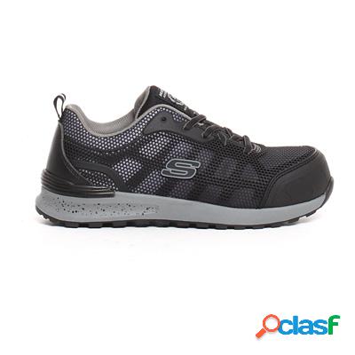 SKECHERS Buklin Lyndale sneaker da lavoro - nero/grigio
