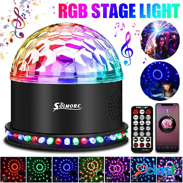 SOLMORE Dome Cristallo Magia Sfera Bluetooth remoto Luce da
