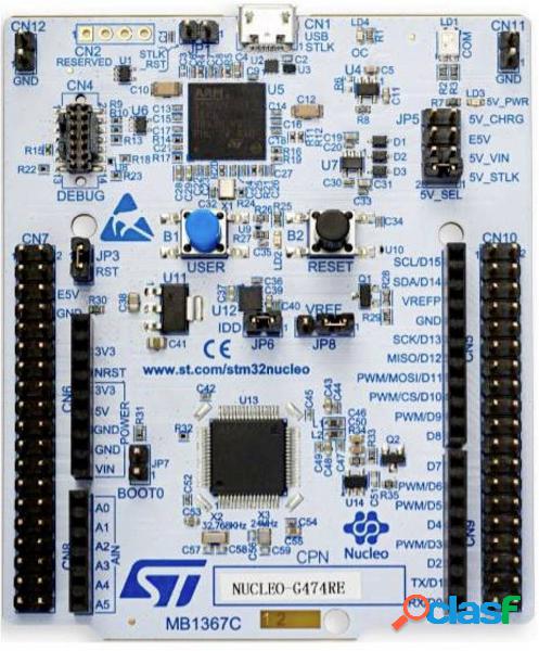 STMicroelectronics NUCLEO-G474RE Scheda di sviluppo 1 pz.