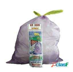 Sacchi - 55 x 65 cm - 44 L - 18 micron - con maniglie -