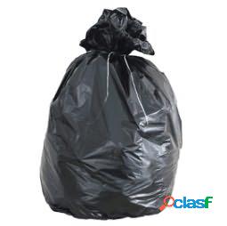 Sacchi - 80 x 110 cm - 130 L - 49 micron - nero - Rolsac -