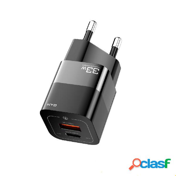 Saggio Caricatore da viaggio portatile Mini 33W GaN da
