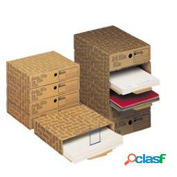 Scatola archivio Data File - 39x8x30,5 cm - avana - Esselte
