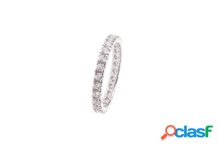 Selezione Zanolli Anello argento con zirconi bianchi argento