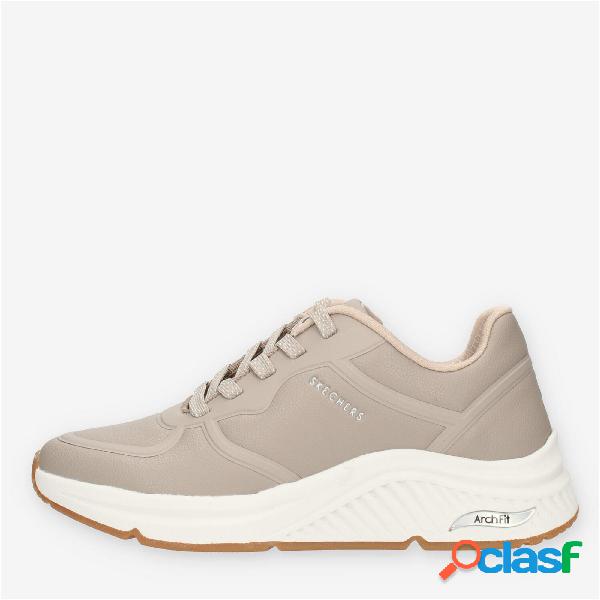 Skechers Arch Fit Mile Makers Sneakers da donna taupe