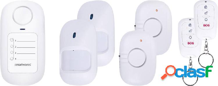 Smartwares Mini sistema di allarme con telecomando 100 dB