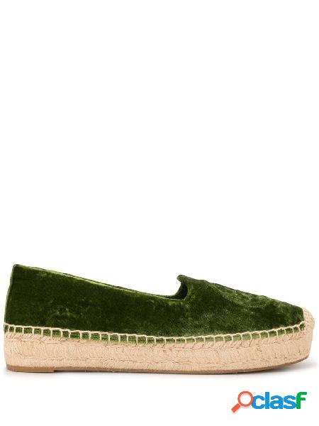 TORY BURCH ESPADRILLES DONNA 58238306 VELLUTO VERDE