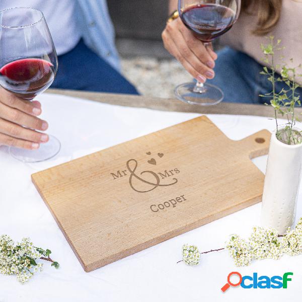 Tagliere Personalizzato in legno - Faggio - Rettangolare -