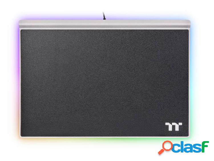Thermaltake ARGENT MP1 RGB Gaming mouse pad Illuminato Nero