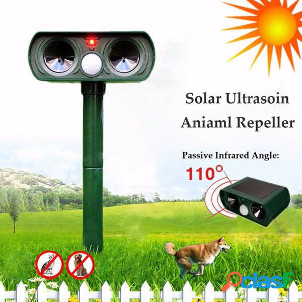 Ultrasuoni solare Power Pest Repellente per animali