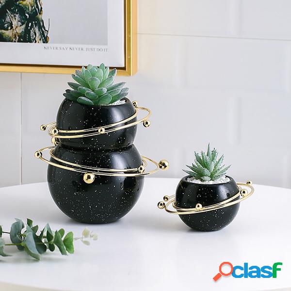 Vaso di fiori succulento Anello a stella Piccolo vaso di