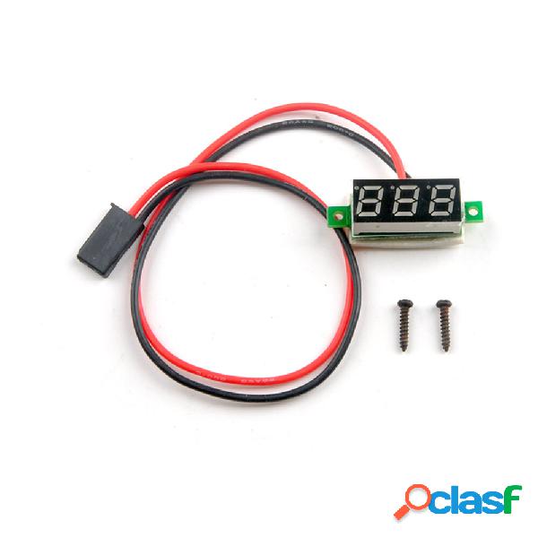 Voltmetro digitale LED Display Misuratore di tensione DC
