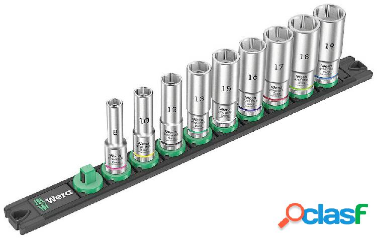 Wera B Deep Kit di chiavi a bussola imperiale (pollici) 3/8