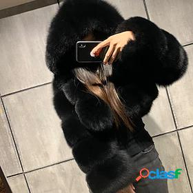 Womens Faux Fur Coat Teddy Coat Sherpa jacket Fur Chic