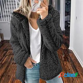 Womens Sweatshirt Full Zip Hoodie Jacket Zipper Active