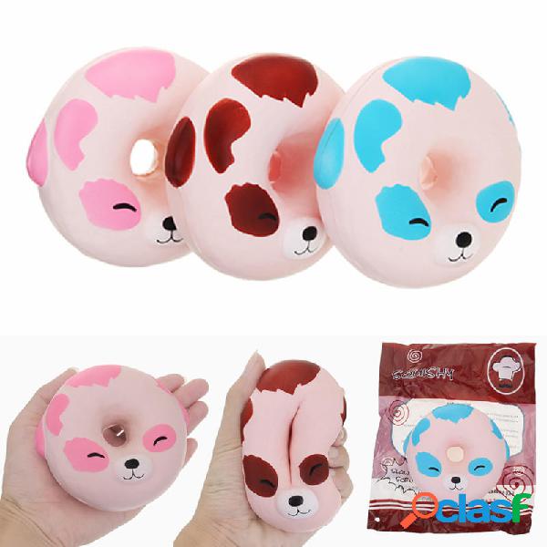 YunXin Squishy Puppy Dog Donut 10cm profumato Soft