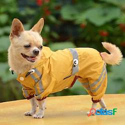 cane cappotto antipioggia impermeabile vestiti per cuccioli