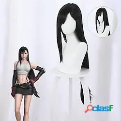 parrucche fantasy ff7 parrucca tifa lockhart 100 cm parrucca