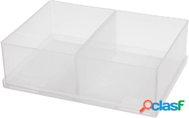 raaco 80 2xBA6-1 Inserto per valigetta porta minuteria (L x
