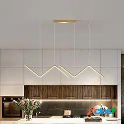 sospensione led 90 cm luci isola dimmerabile linea design