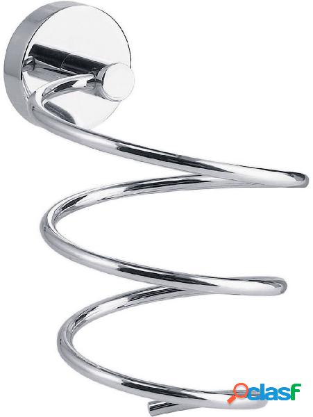 tesa 40325-00000-00 SMOOZ Porta asciugacapelli Colla Cromo