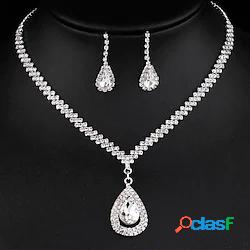 1 set Set di gioielli I monili nuziali For Per donna