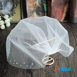1 strato Euramerican Veli da sposa Veletta con Cristalli /