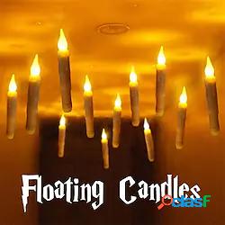 12 pezzi di candele galleggianti di halloween con