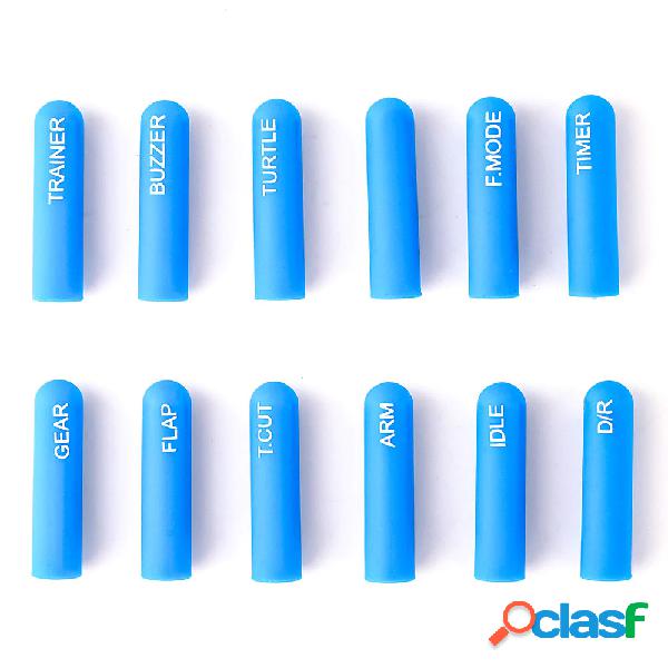 12pcs Radiomaster Etichettato Silicon Interruttore Della