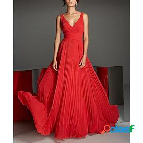 A-Line Evening Dresses Empire Dress Floor Length Engagement