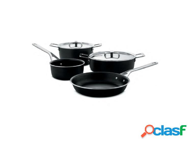 Alessi Pots & Pans - Batteria di Pentole 6 pezzi / Nero