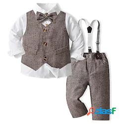 Bambino Da ragazzo Camicia e pantaloni Completo 2 pezzi