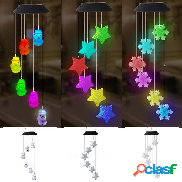 Campanelli eolici sospesi a LED che cambiano colore solare