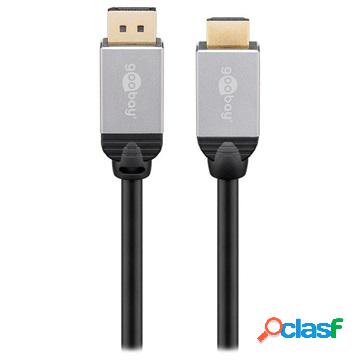 Cavo DisplayPort/HDMI Goobay Plus - 4K 50/60Hz - 1,5 m