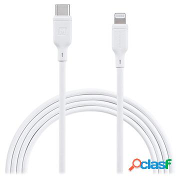 Cavo Momax Zero DL38 MFi USB-C / Lightning - 2 m - bianco