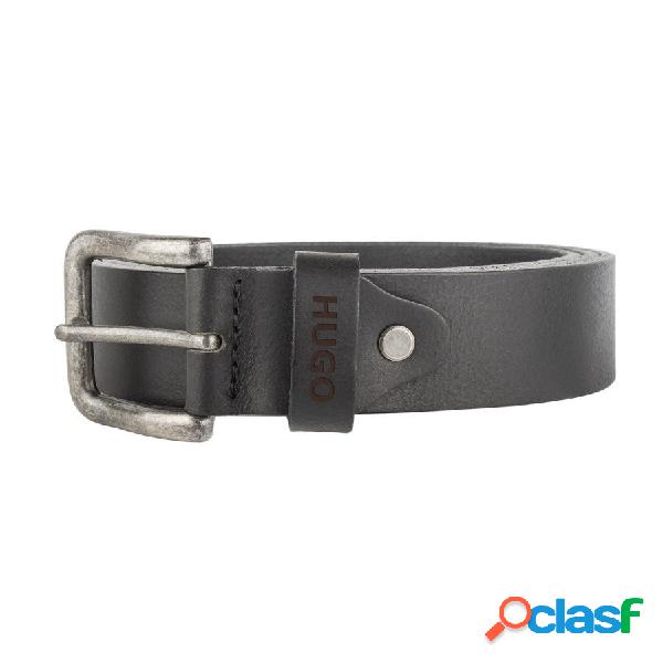 Cintura in pelle personalizzata - Nera (100)