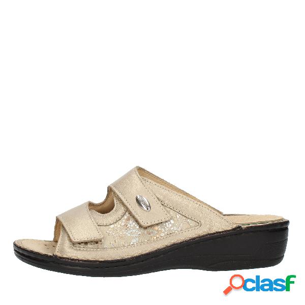 Clia Walk SCARPE BASSE Ciabatta Donna Platino