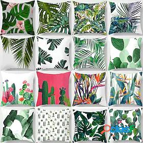 Cushion Cover 1PC Faux Linen Soft Decorative Square Throw