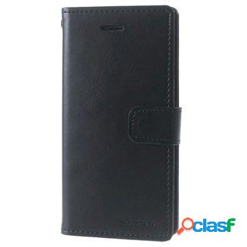 Custodia a portafoglio Mercury Goospery Blue Moon per iPhone