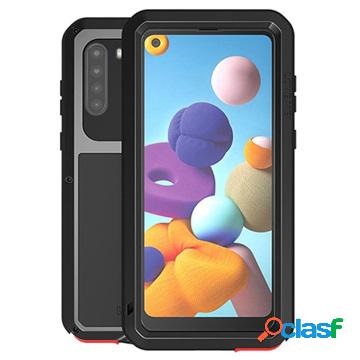 Custodia ibrida Love Mei per Samsung Galaxy A21 potente -