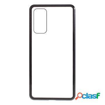 Custodia magnetica per Samsung Galaxy S20 FE con vetro