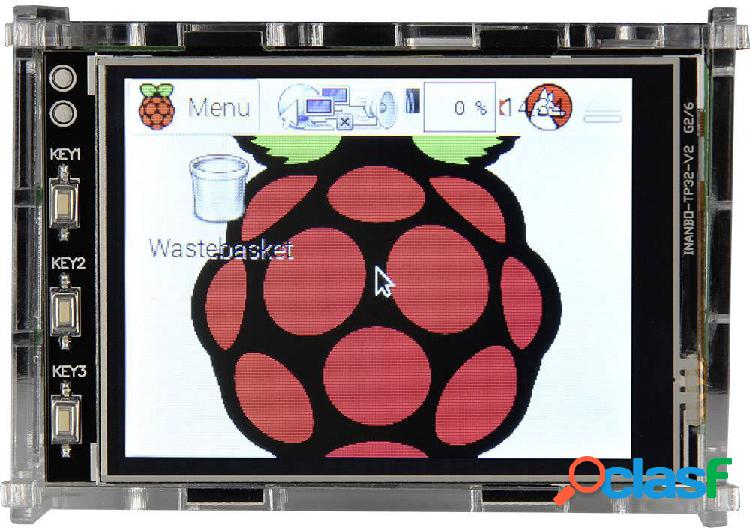 Custodia per display Joy-it 3.2TC Adatto per: Raspberry Pi